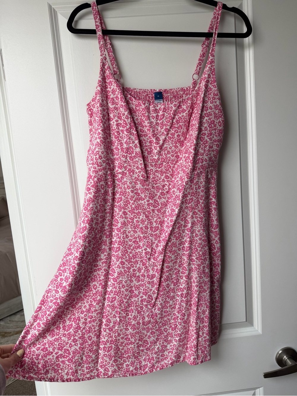 Old Navy Pink Floral Spaghetti-Strap Mini Dress